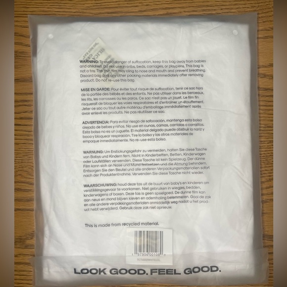 True Classic White Polo Shirt 2XL - Buttery Soft Slim Fit Comfort Tee - Picture 4 of 8